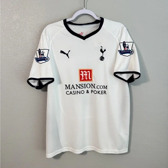 Tottenham Hotspur 2008/2009 Bale home EPL soccer jersey - Picture 2 of 5